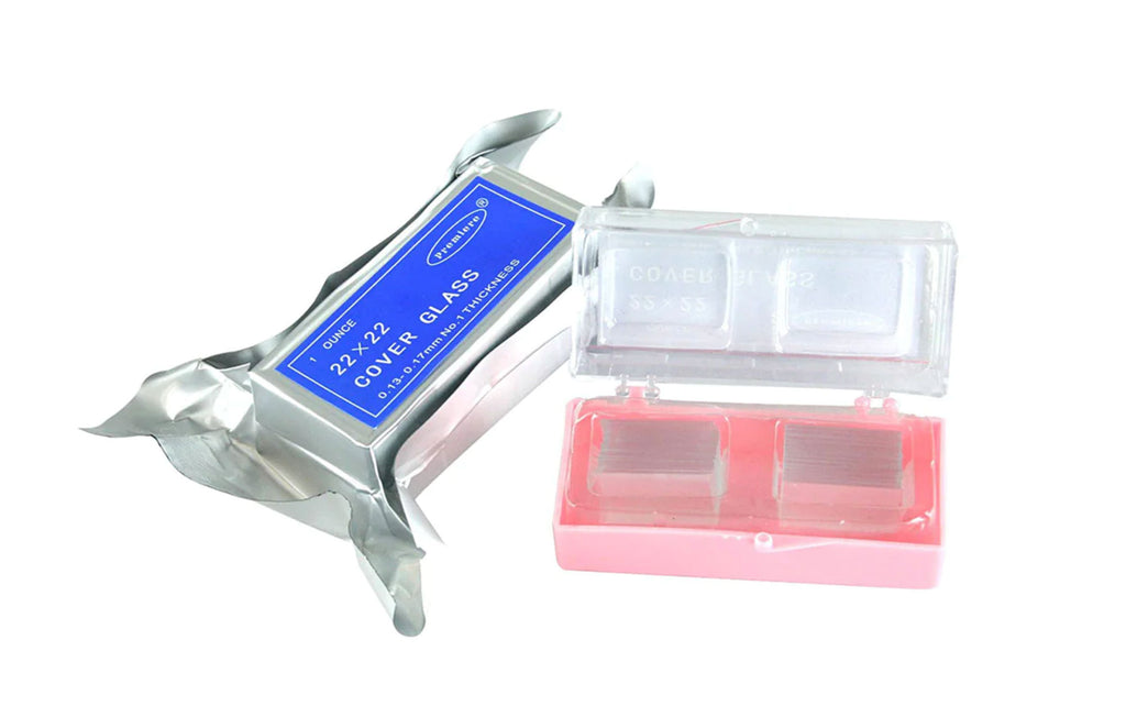 When to use a glass microscope slide coverslip —