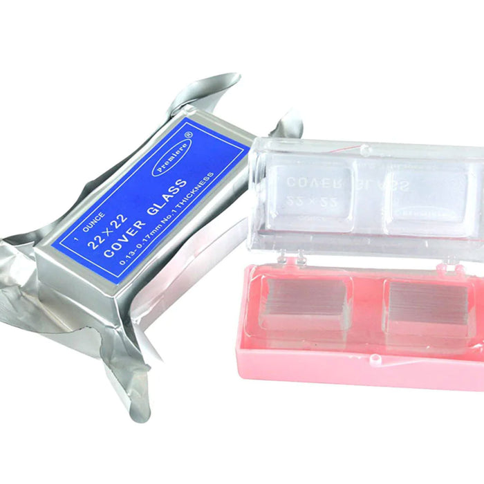 When to use a glass microscope slide coverslip