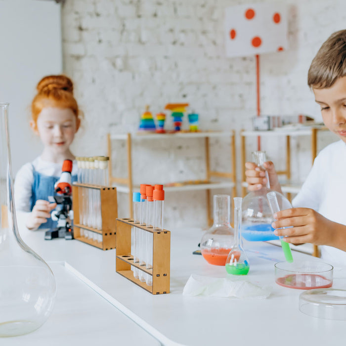 Fun microscope experiments for children #1