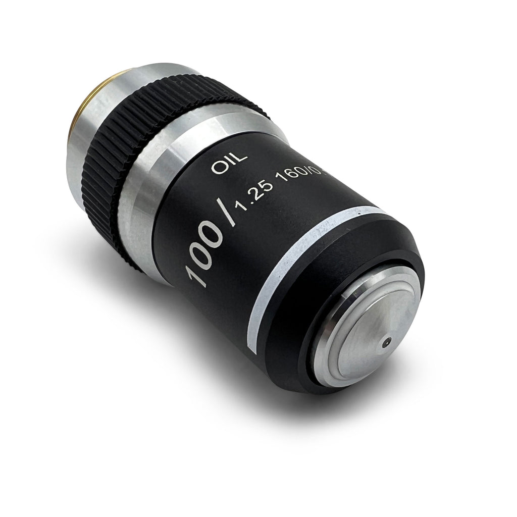 Compact Objective Lens 100X Achromat Objective Lens — Microscopes.com.au