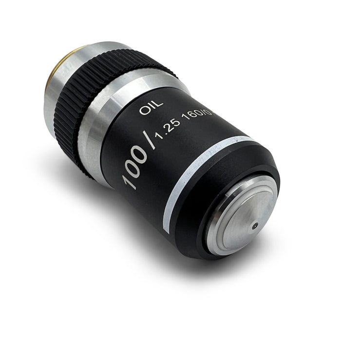 Microscope Objective Two Inch Table 100X Achromat Objective Lens — Microscopes.com.au
