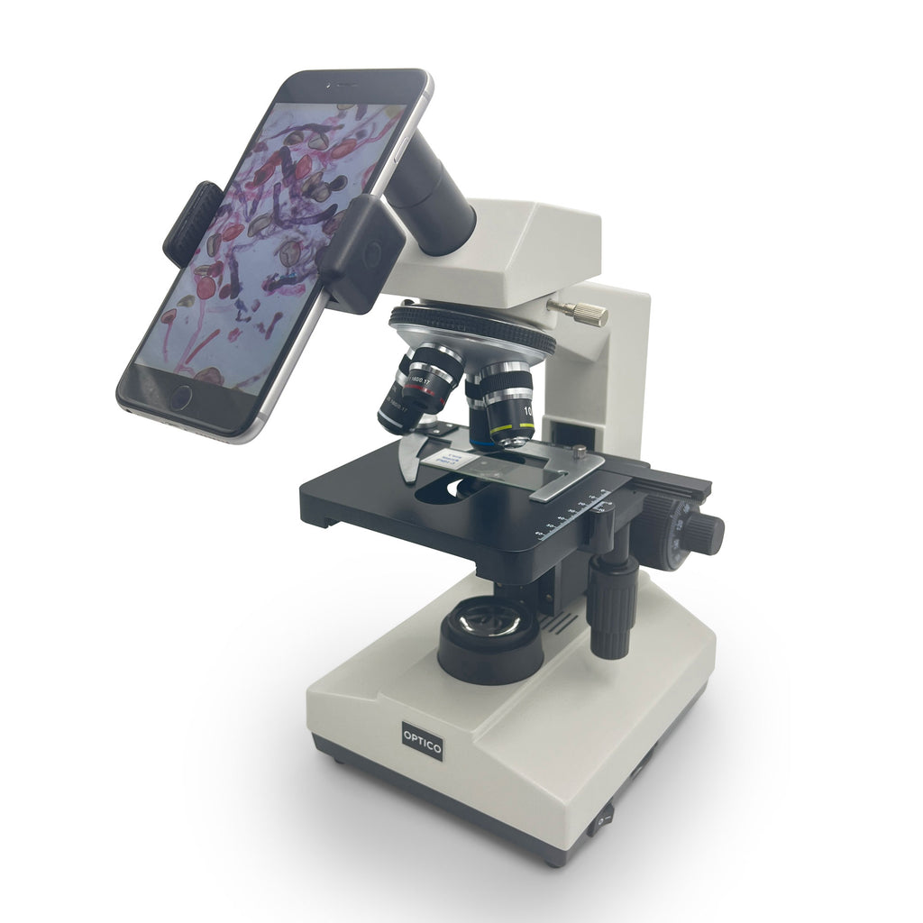 Aazon.co : 12.5X Icroscope Eyepiece Etal Obile Phone Holder To Connect Obile Phone To