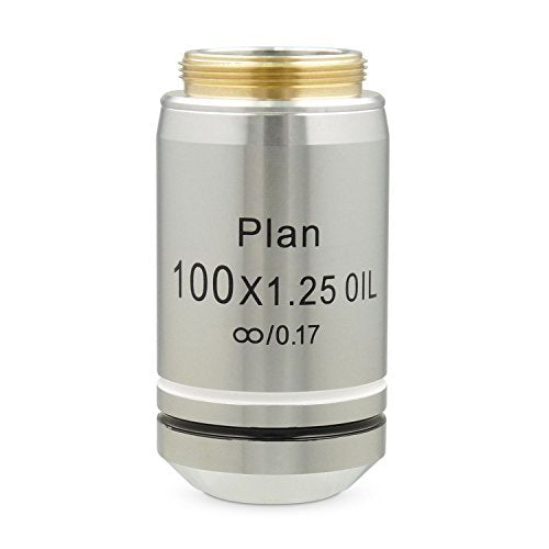 100X (OIL) Infinity Corrected Plan Microscope Objective Lens ...