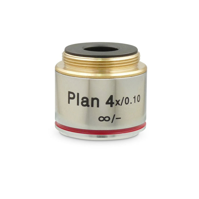 Infinity Objective 4X Infinity Corrected Plan Microscope Objective Lens — Microscopes.com.au