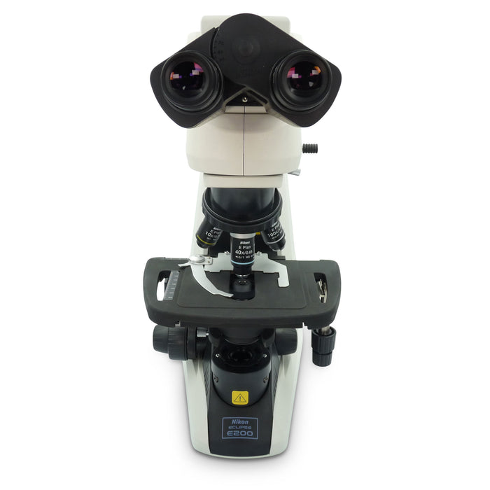 Nikon Eclipse E-200 Microscope with Ergonomic Head