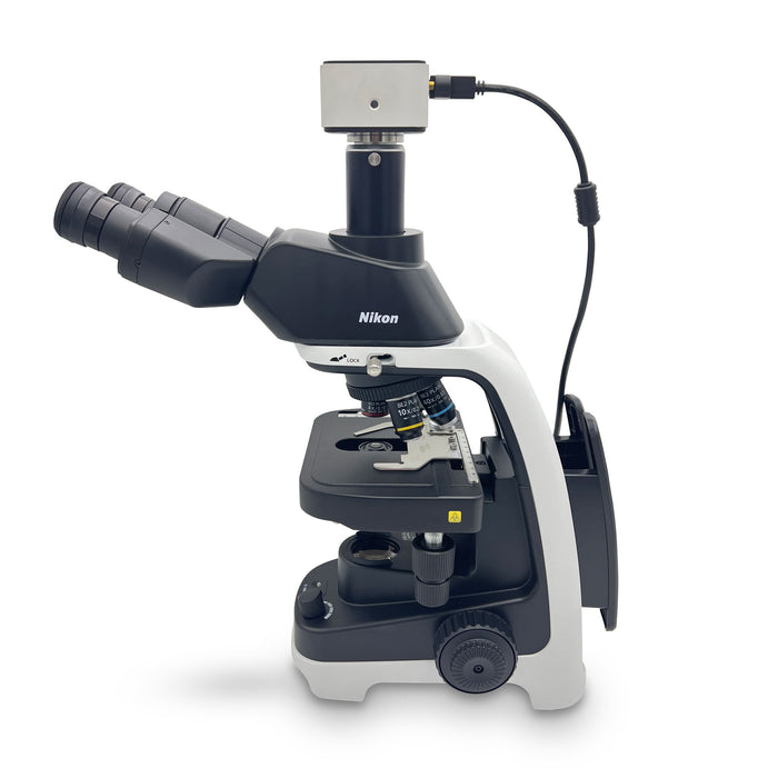 Nikon Eclipse Ei Trinocular Microscope Bundle