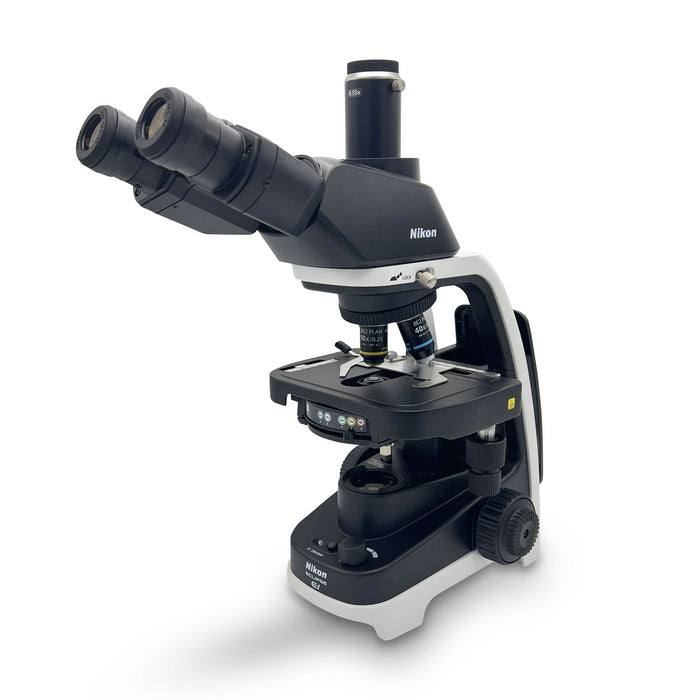 Nikon Eclipse Ei Trinocular Microscope Bundle