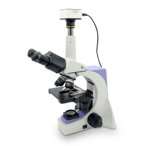 N120MT-SP Microscope & Digital Camera Bundle - With 100X DRY Objective - NEVER Use OIL Again