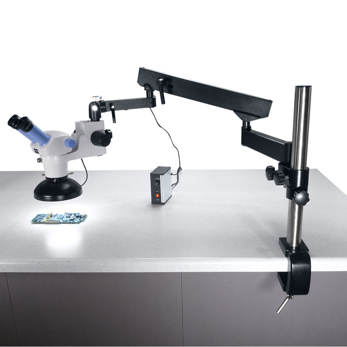 Stereo Microscope with High Articulating Arm