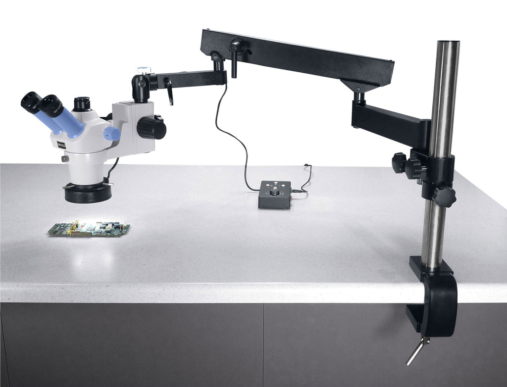 Stereo Microscope with High Articulating Arm — Microscopes.com.au