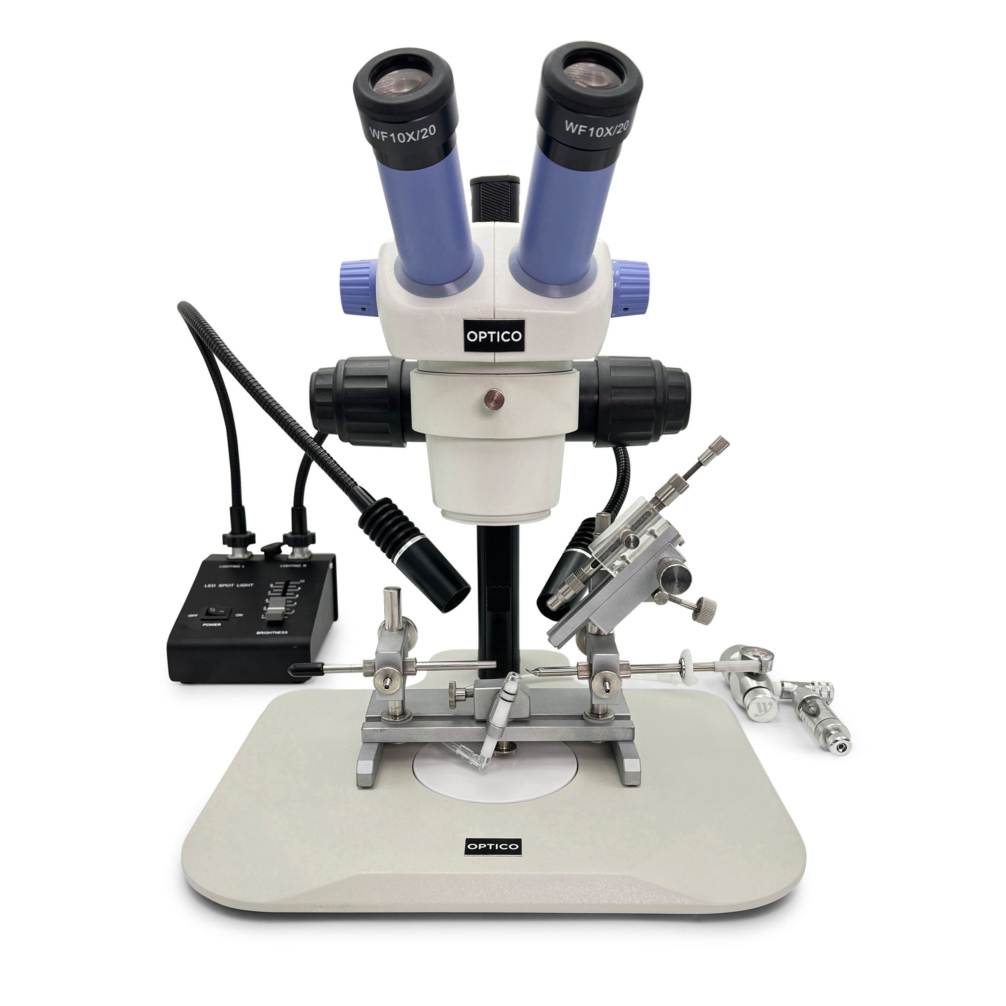Single Arm Boom Stand Microscope Optico ASZ400 — Microscopes.com.au