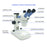 ASZ400 Stereo Zooming Microscope with Dome Illuminator