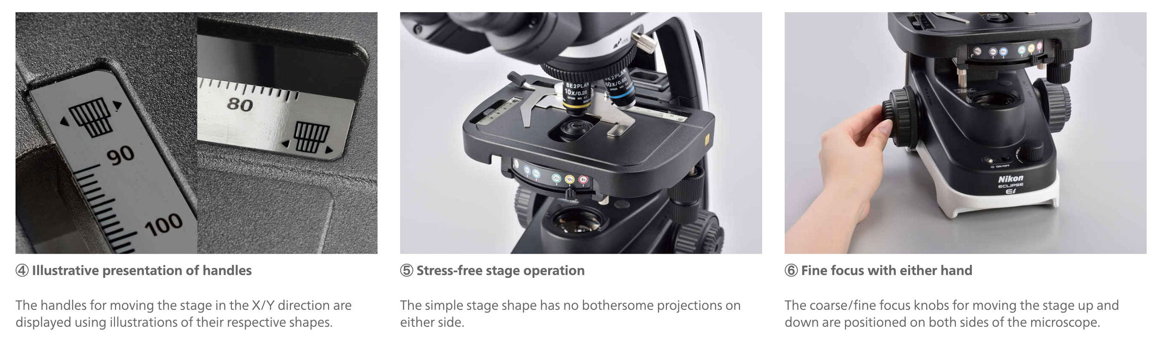 Nikon Eclipse Ei Trinocular Microscope Bundle